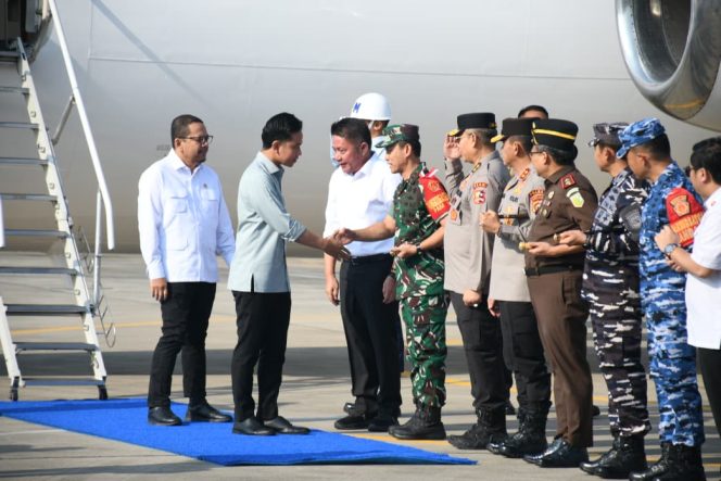 
 Pangdam II/Swj Monitor Langsung Pengamanan VVIP Kunjungan Wakil Presiden RI 