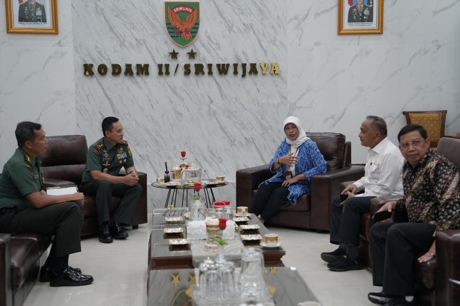 
 Pangdam II/Sriwijaya Terima Audiensi Kemenkop RI