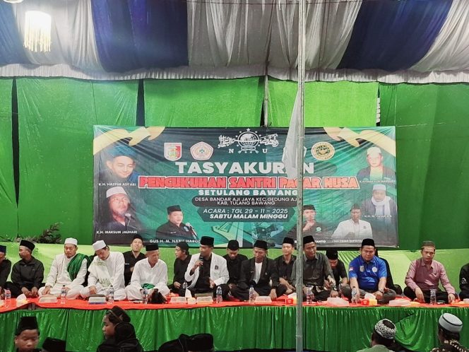 
 118 Santri Pagar Nusa Resmi Dikukuhkan Dalam Tasyakuran PC Pagar Nusa Tulang Bawang