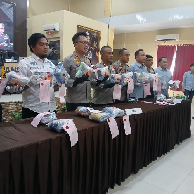 
 Polres Banyuasin Gelar Press Release Akhir Tahun 2025, Beberapa Capaian Kinerja dan Inovasi Diungkap