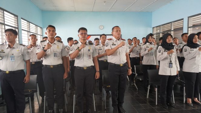 
 Rutan Pemalang Ikuti Penguatan Awal Tahun Oleh Menteri Imigrasi dan Pemasyarakatan Secara Virtual