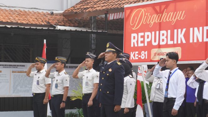 
 Rutan Pemalang Gelar Upacara Bendera HUT RI KE 81